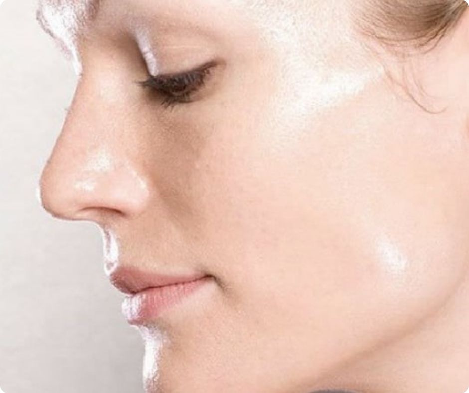 do làn da bị mất nước và thiếu độ ẩm cần thiết, các tuyến bã nhờn đã phải hoạt động quá mức, dẫn đến tình trạng da mặt tiết nhiều dầu hơn bình thường